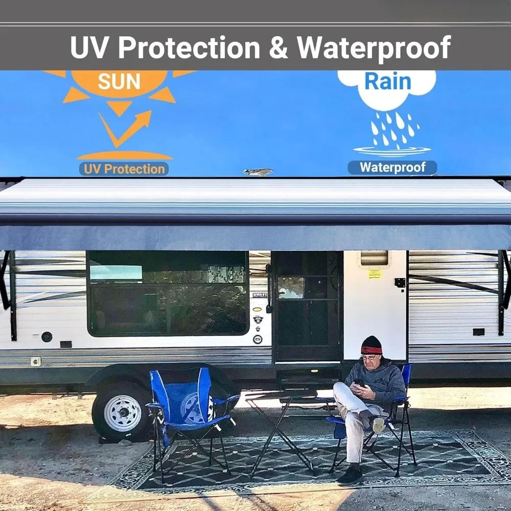 17' (16.2 fabric) RV Electric Awning Complete Kit