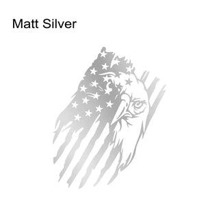 American Bald Eagle Flag Tailgate Decal