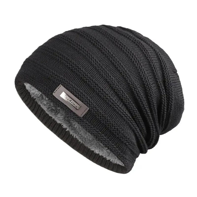 Men's Winter Warm Fleece Knitted Hat