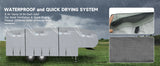 Heavy Duty 5th Wheel RV Cover - Upgraded 7 Layer Top