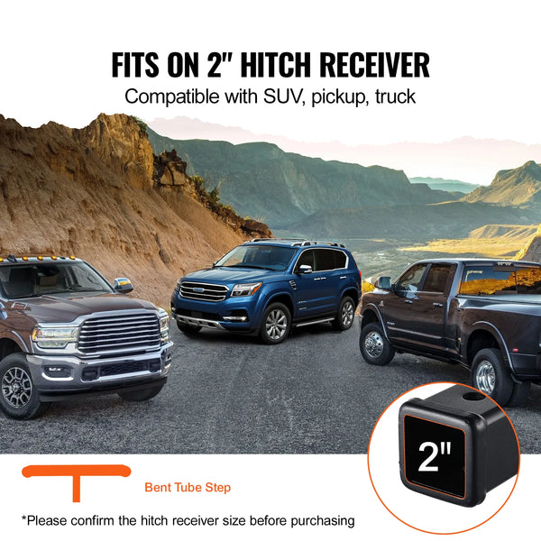 Hitch Step for 2 Inch Receiver Steel Construction