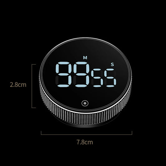 Magnetic Kitchen Timer w/ Large LED Display