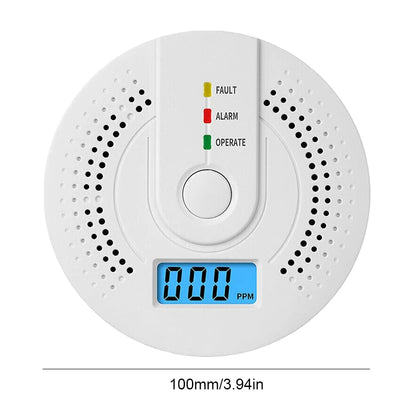 Digital Carbon Monoxide Detector Alarm Warning