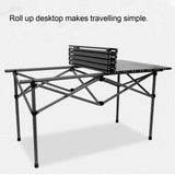 Folding Carbon Steel Roll-up Table (47.2" L x21.7" W x19.7" H)