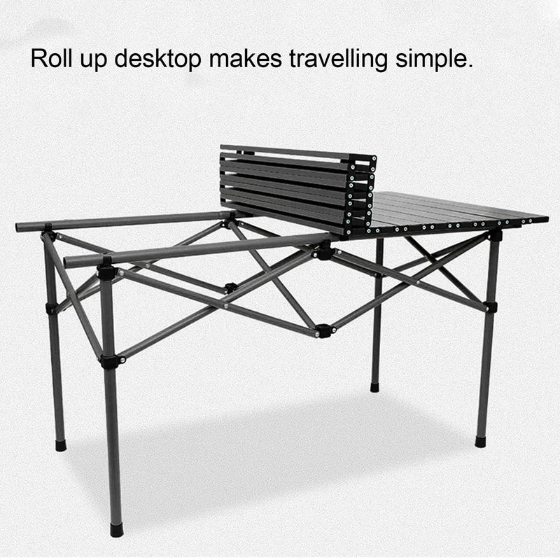 Folding Carbon Steel Roll-up Table (47.2" L x21.7" W x19.7" H)