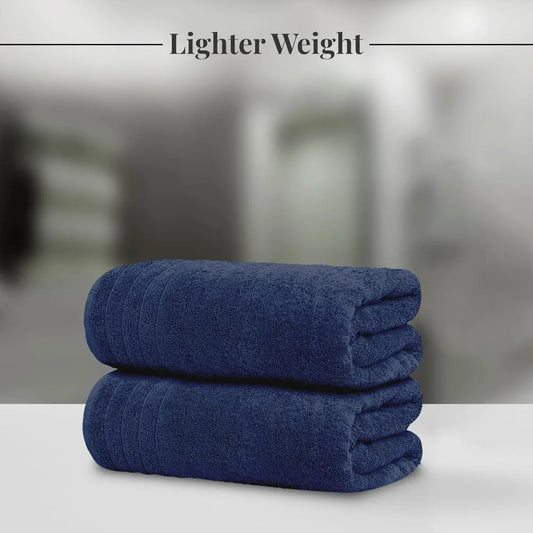 Navy Extra Large Bath Towels, Pack of 4 (30"x60")