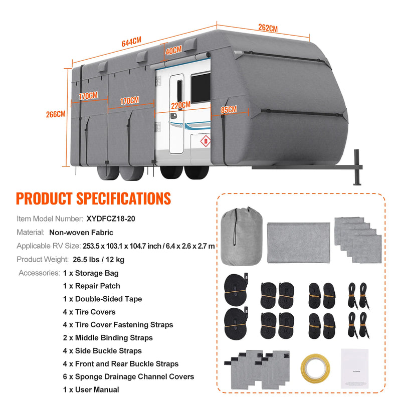 Travel Trailer Cover 18-40FT