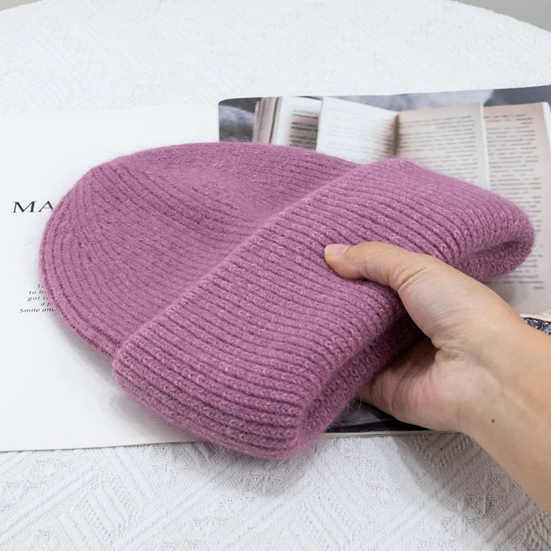 Fashion Warm Cashmere Wool Skullies