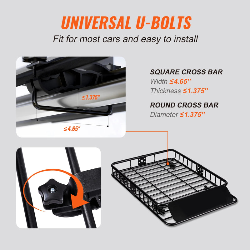 Rooftop Rack Cargo Basket