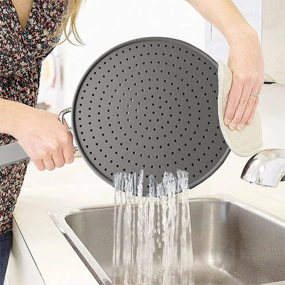 Universal Silicone Kitchen Splatter Screen and Drain Board