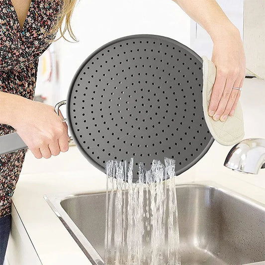 Universal Silicone Kitchen Splatter Screen and Drain Board