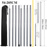 Set of 2 Telescoping Tarp Poles