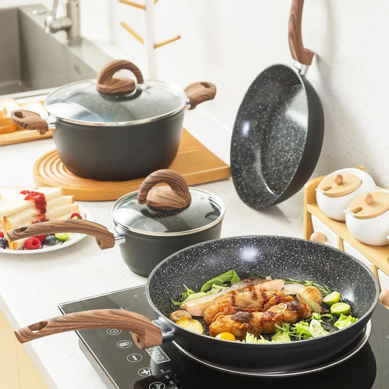 Non-Stick, Ceramic Cookware Set