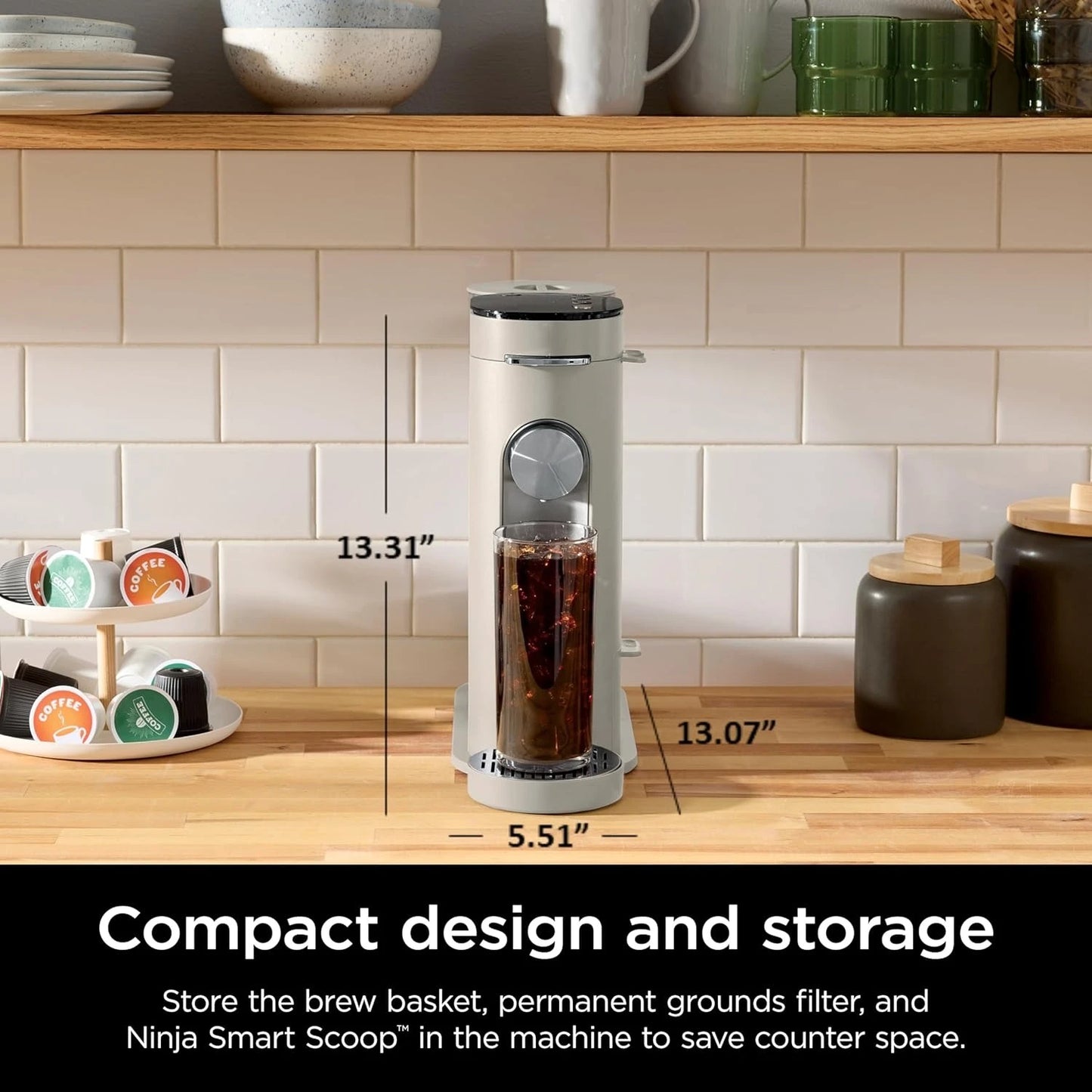 Pods & Grounds Single-Serve Coffee Maker