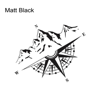 Mountain Compass Vinyl Sticker