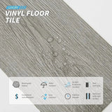 36-Pack 54 Sq.Ft Peel and Stick Floor Tile Vinyl Wood Plank