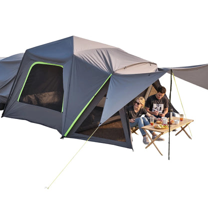 SUV Tent for Camping with Shade Awning and Mesh Windows