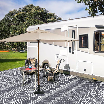 5x8 Outdoor Rug, Waterproof & Reversible