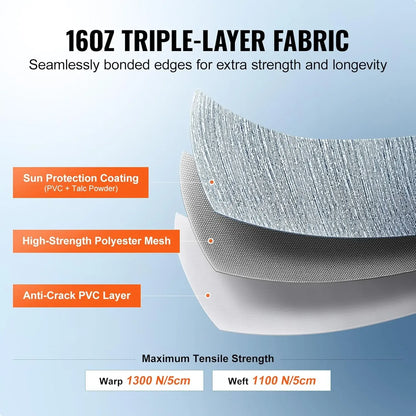 15' (14.2 fabric) RV Awning Fabric Replacement