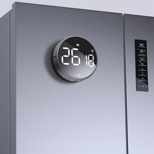 Magnetic Kitchen Timer w/ Large LED Display