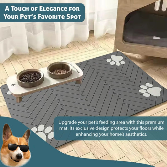 Natural Diatomite Pet Feeding Mat - (12x20in)