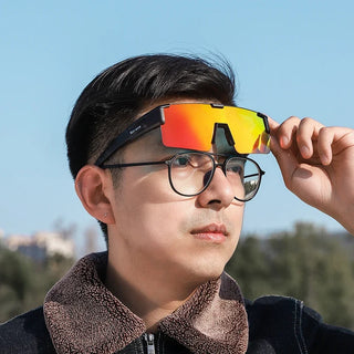 WEST BIKING Cycling Glasses Photochromic UV400 Protection
