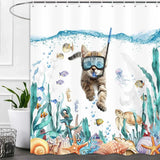 Nautical Shower Curtains, Waterproof