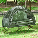 1-person Elevate Folding Tent/Camping Cot w/Air Mattress and Sleeping Bag