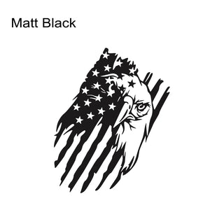 American Bald Eagle Flag Tailgate Decal
