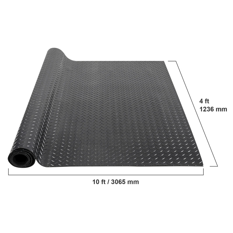 Diamond-Plate Rubber Flooring Roll