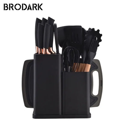 19pcs Food Grade Silicone Kitchenware Set