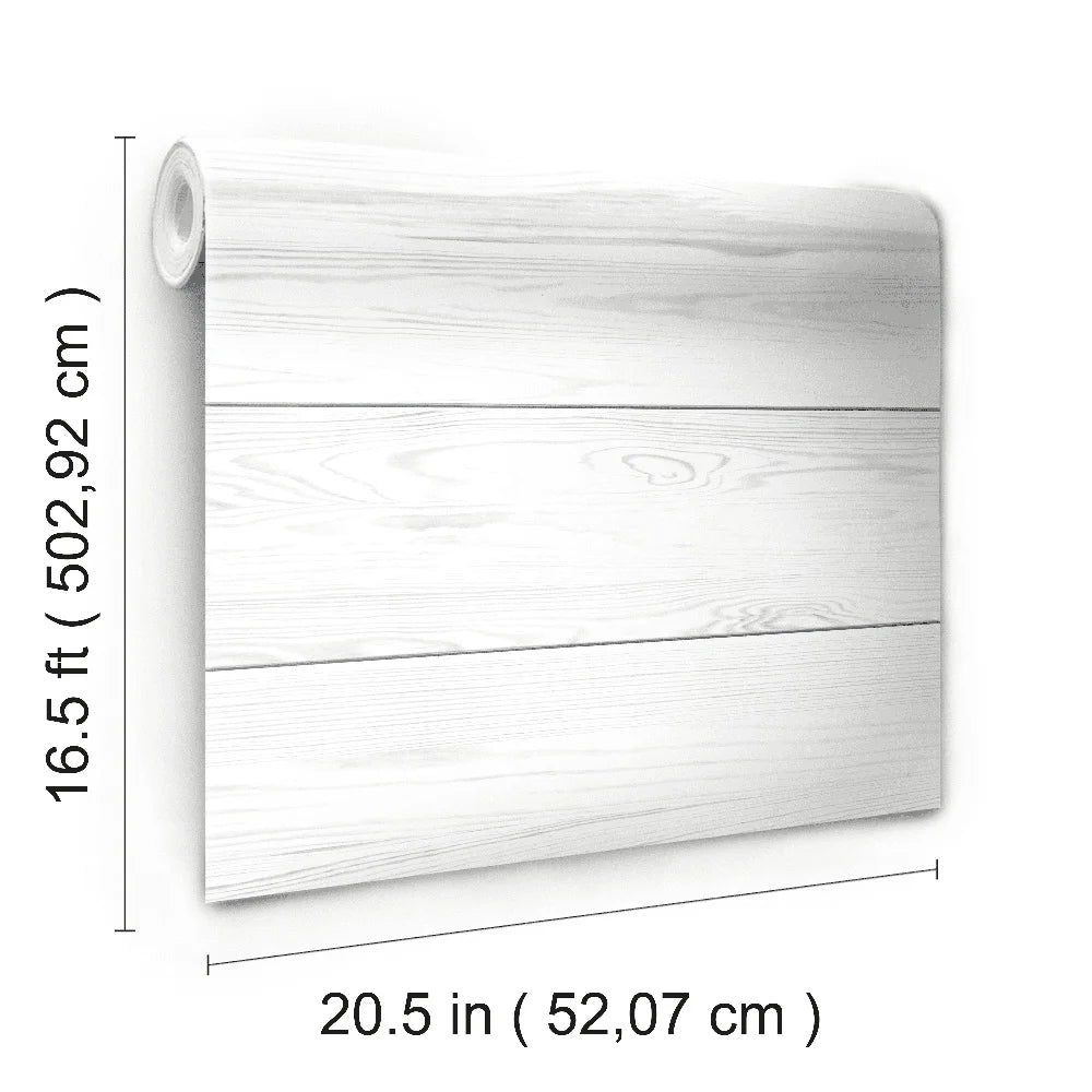 Gray Shiplap Peel and Stick Wallpaper