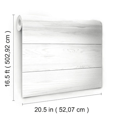 Gray Shiplap Peel and Stick Wallpaper