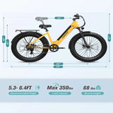 All Terrain 26" Fat Tire Electric Bicycle