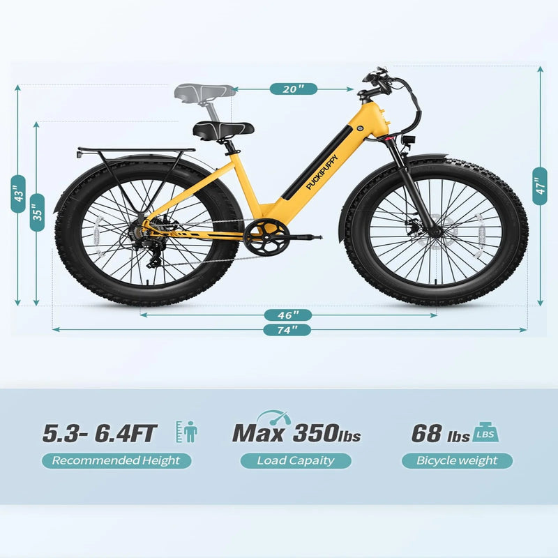 All Terrain 26" Fat Tire Electric Bicycle