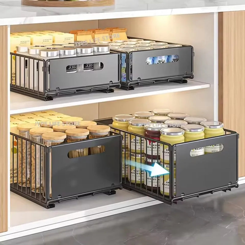 Kitchen Storage Rack Pull Out Cabinet Organizer (2 Sizes)