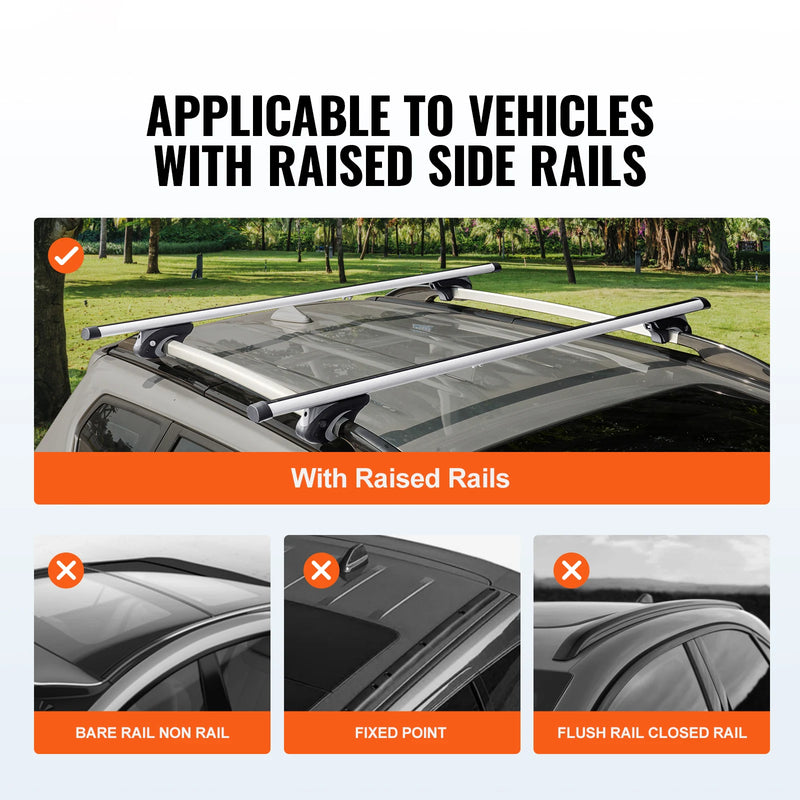 Aluminum Roof Rail Crossbars