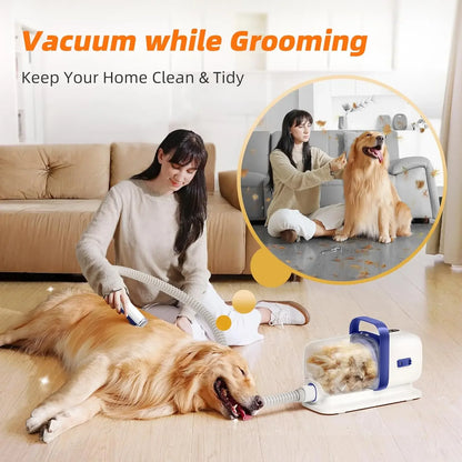 All-in-One Dog Grooming Kit with Vacuum, Low Noise
