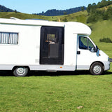 Magnetic Caravan Door Curtain with Zipper