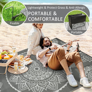 8‘x10' Outdoor Rug Waterproof