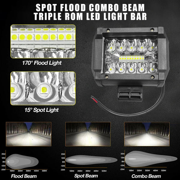 60W Auxiliary LED Light Bar