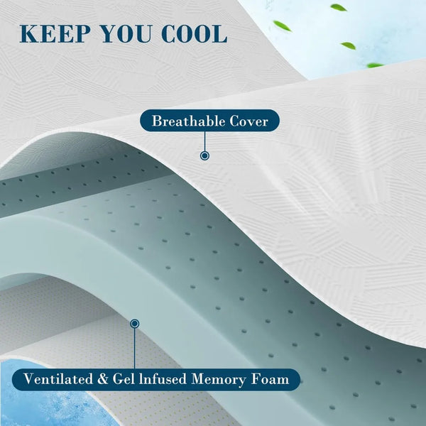 3" Queen Memory Foam Mattress Topper