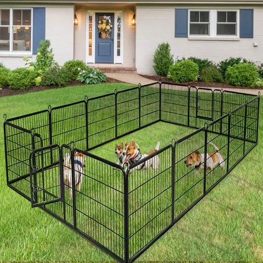 Metal Dog Playpen 40-inch (16 Panels)