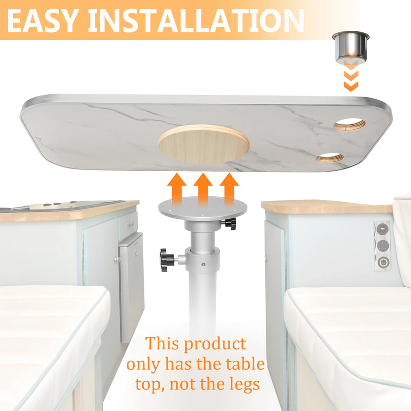 31.5x15.7 Inch RV Tabletop Replacement