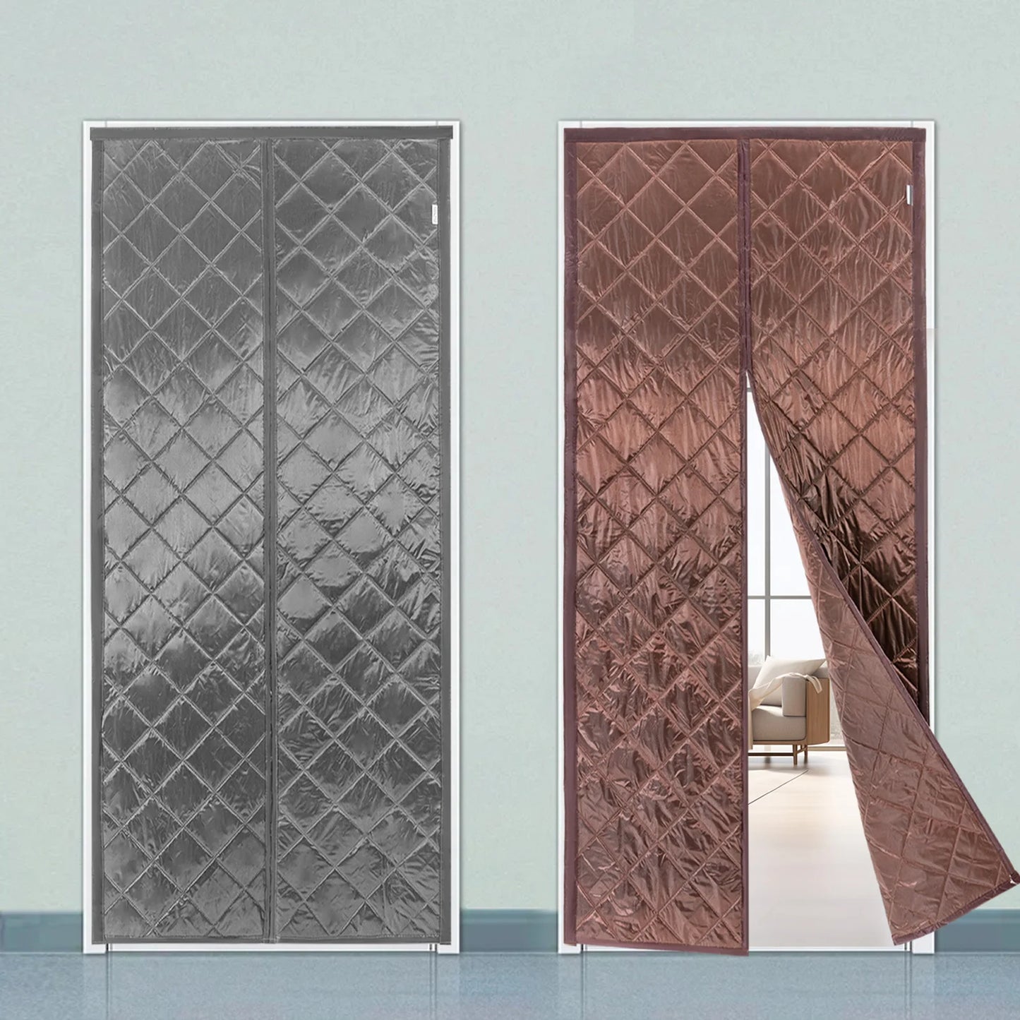 Magnetic Thermal Insulated Door Curtain
