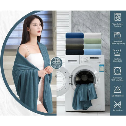 Large Bath Sheet 4 Piece (35"x70")