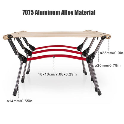 Ultralight Camping Cot with Leg Extenders