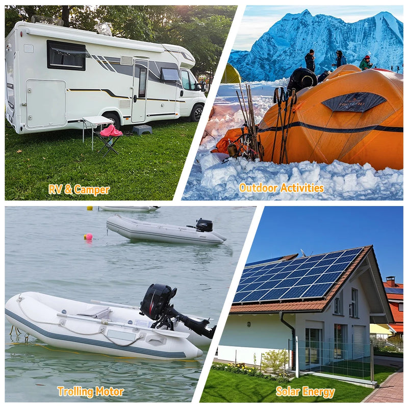 LiFePO4 Battery 12V 100Ah BMS Lithium Battery