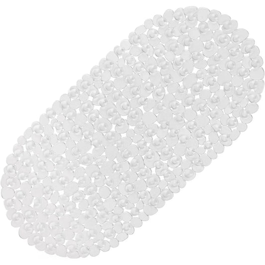 Non-Slip Pebbles Bath Mat with Suction Cups