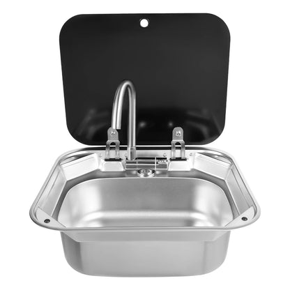 Steel RV Sink - Rectangular